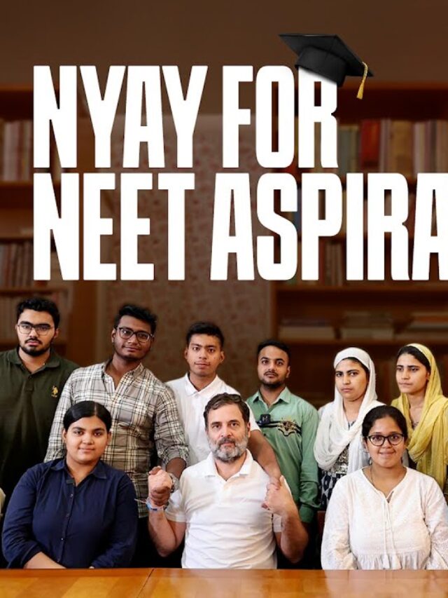 Justice for NEET Aspirants by Rahul Gandhi